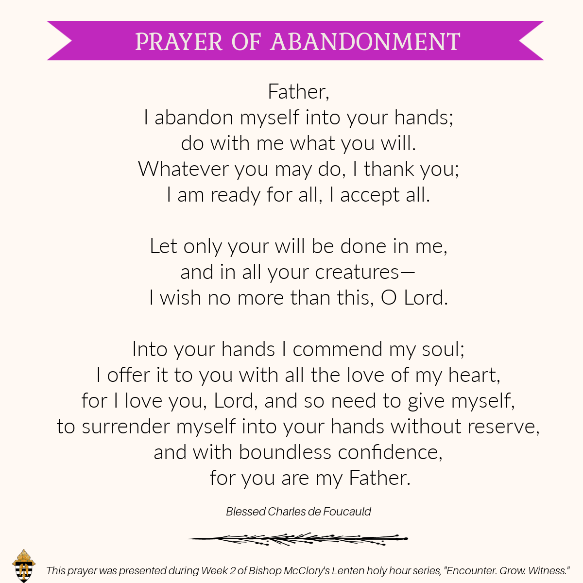 Prayer of Abandonment