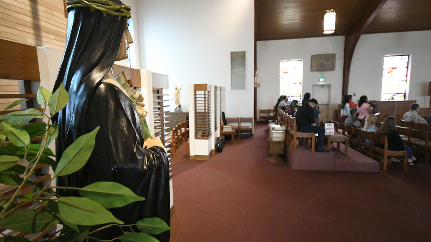 Last Mass at St. Catherine of Siena