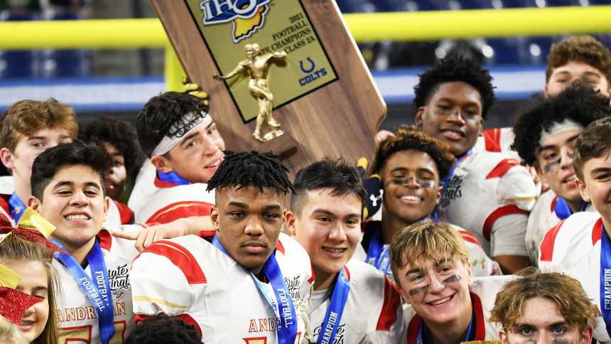 Andrean earns Class 2A gridiron title with second-half rally